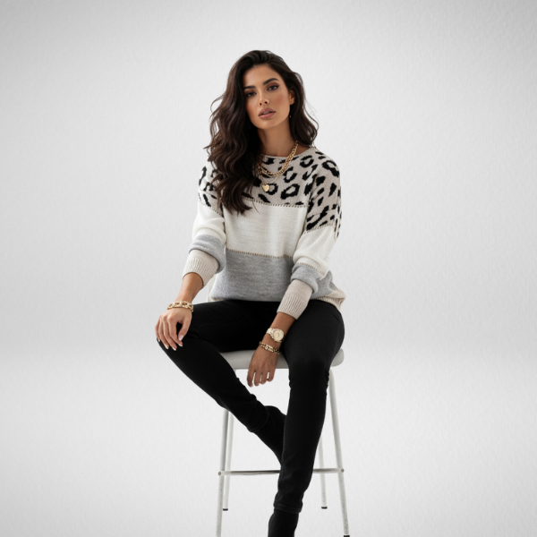 Maglione Leopardato Eleganza