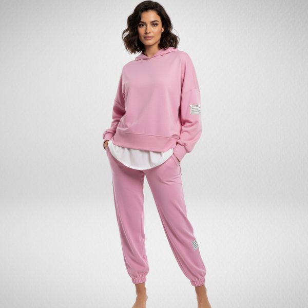 Set lounge rosa pastello