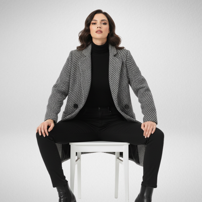 Elegante giacca in lana