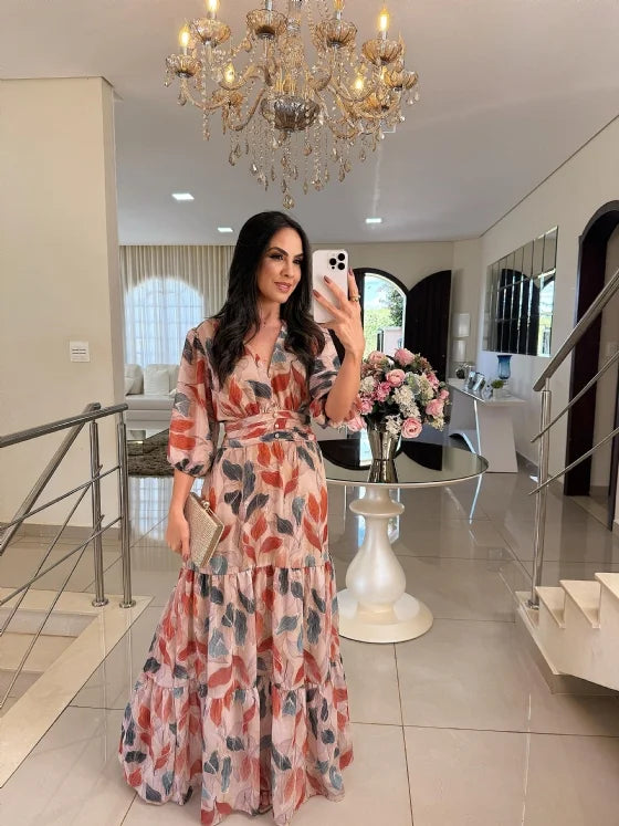 Yaelle Maristella | Abito lungo floreale