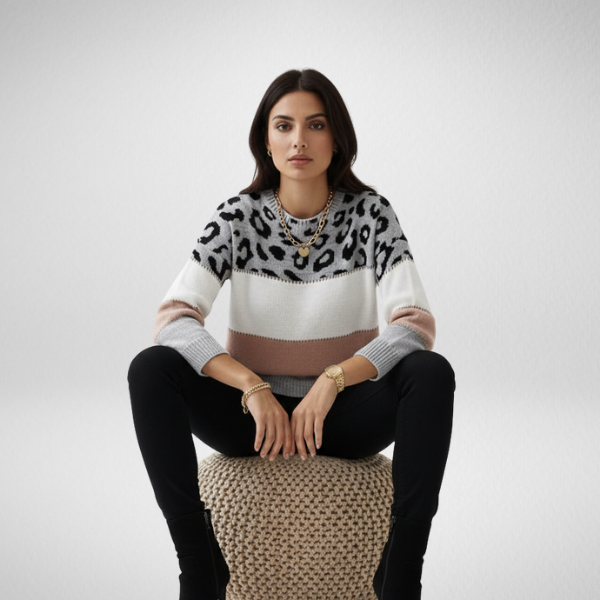 Maglione Leopardato Eleganza