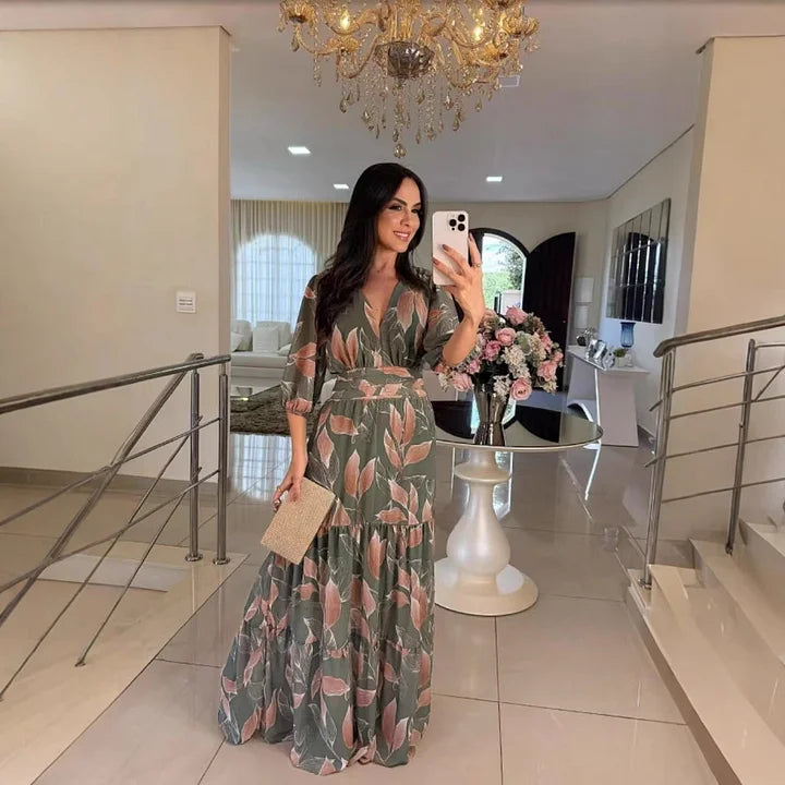 Yaelle Maristella | Abito lungo floreale