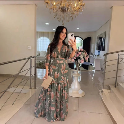 Yaelle Maristella | Abito lungo floreale